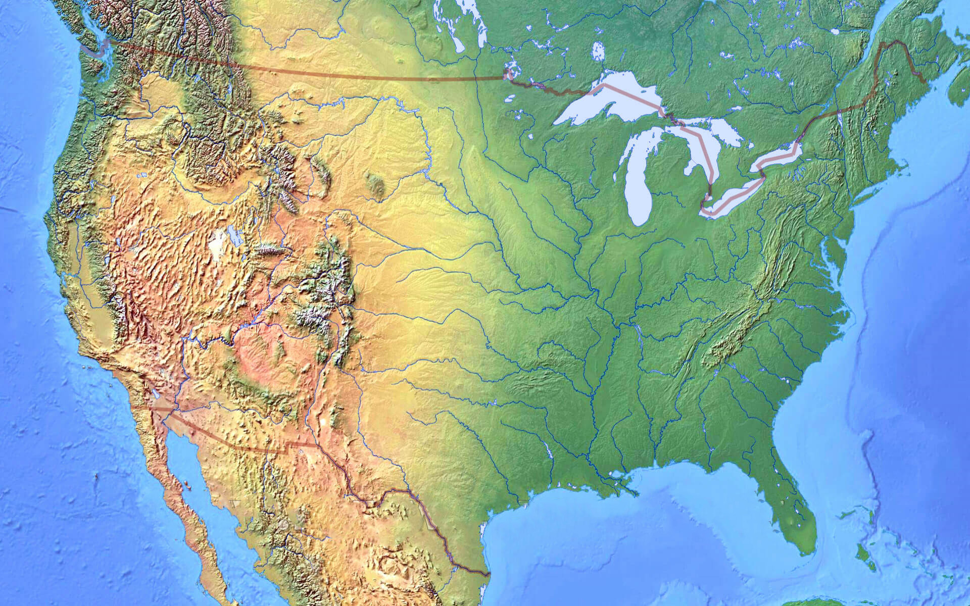 US map